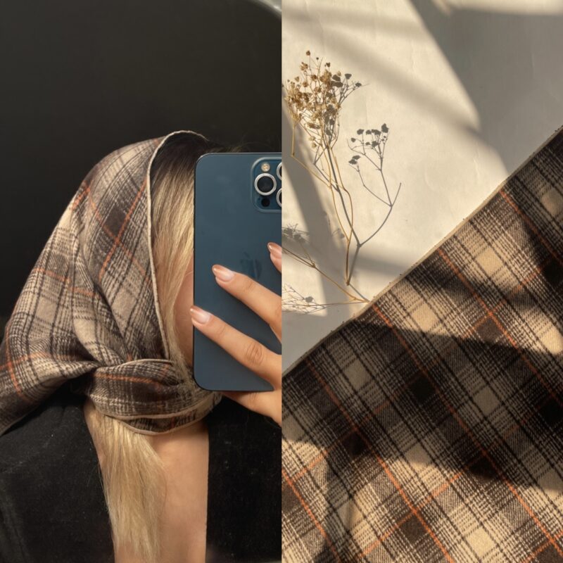 مینی اسکارف پشمی