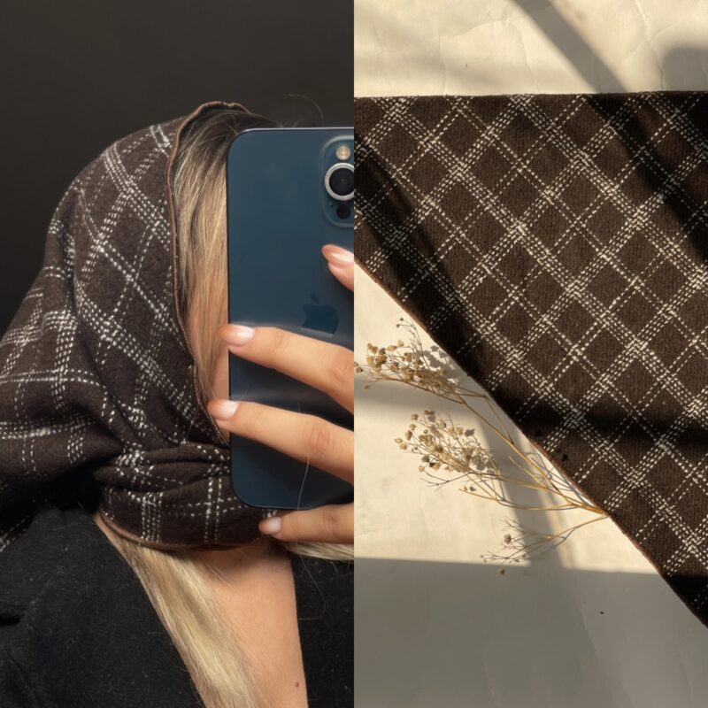 مینی اسکارف پشمی